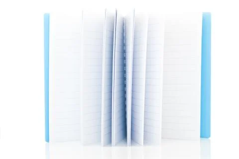 Blue book isolated Stock Photos