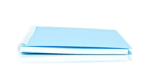 Blue book isolated Stock Photos