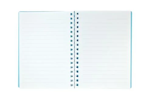 Blue book isolated Stock Photos