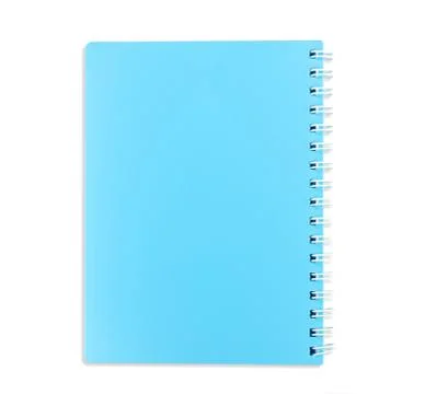 Blue book isolated Stock Photos