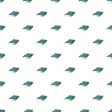 Blue book pattern seamless イラスト素材
