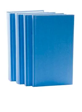 Blue books Stock Photos