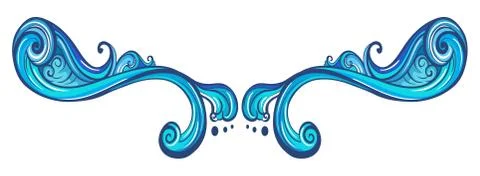 A blue border 스톡 일러스트