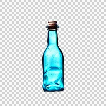 Blue bottle Stock Illustration