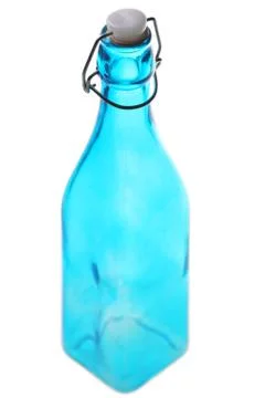 Blue bottle Stock Photos