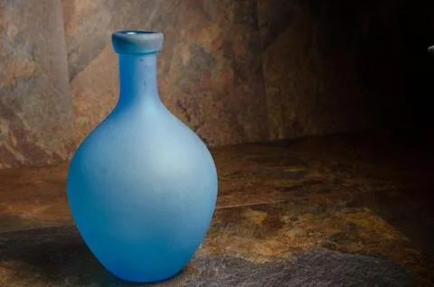 Blue bottle Stock Photos