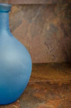 Blue bottle Stock Photos