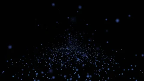 Blue Bounce Particles on a Floor 動画素材 147032587