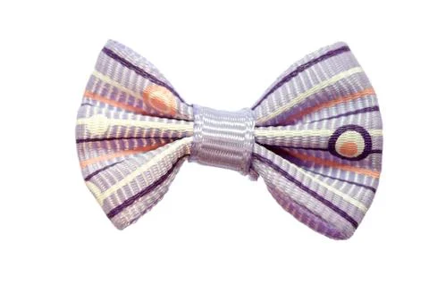 Blue bow. Stock Photos