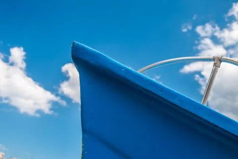 Blue bow Stock Photos