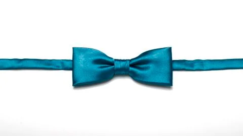 Blue bow tie Stock Photos