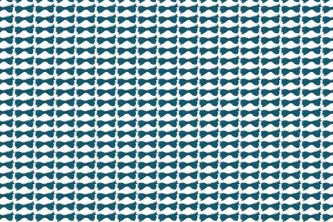 Blue bows pattern on a white. Festive bow background Stock Illustration