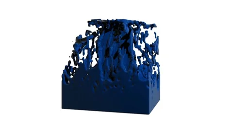 Blue Box (HD) Stockbeeldmateriaal 7133426