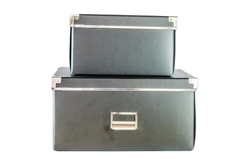 Blue box. Foto stock