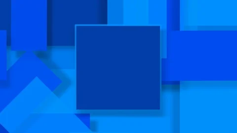 Blue boxes floating by seamless loop Video stock 114818564