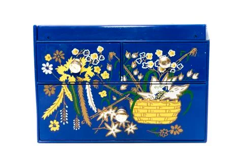 Blue boxes Foto stock