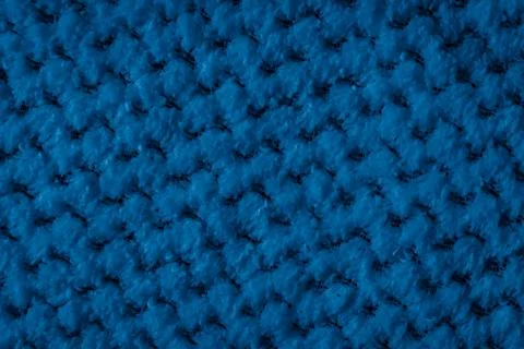 Blue braided material with an interesting pattern Stock Photos