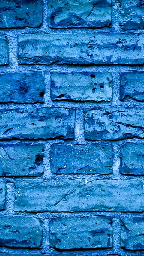 Blue brick with visible details. background or texture Stock Footage 314498432