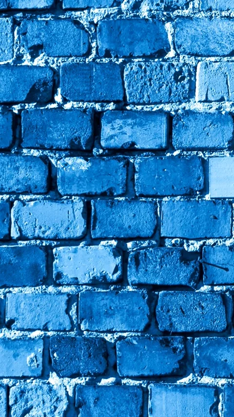 Blue brick with visible texture. background Stock Footage 314402356