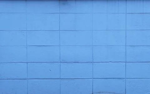Blue Brick Wall Background Stock Photos