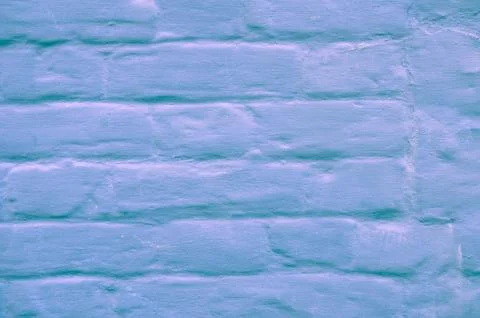 Blue brick wall Stock Photos