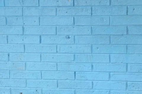 Blue brick wall Stock Photos