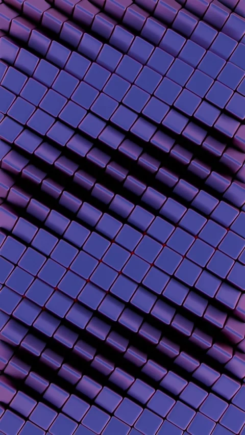 A blue brick wall with a red brick pattern Stock Footage 309922328