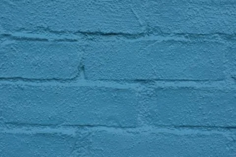 Blue Brick Wall Texture Background Stock Photos