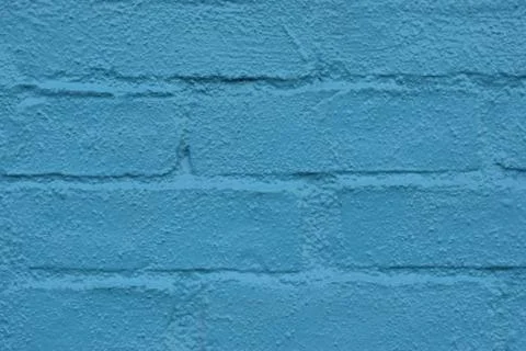 Blue Brick Wall Texture Background Stock Photos