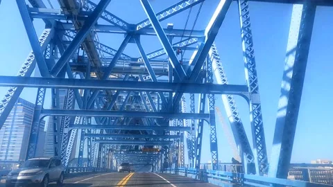 Blue bridge Stock Footage 155303118