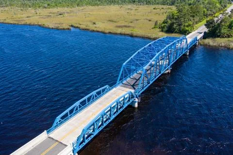 Blue bridge 库存照片