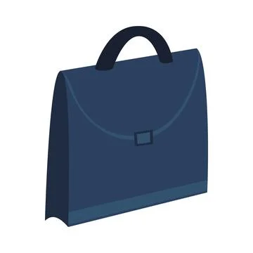 Blue Briefcase Icon Stock Illustration
