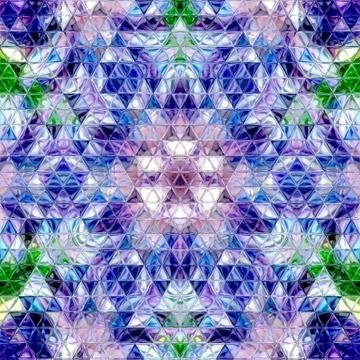 Blue bright abstract triangles pattern background イラスト素材