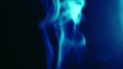 Blue bright smokey  blurry effect abstract motion video background Stock Footage 237863799