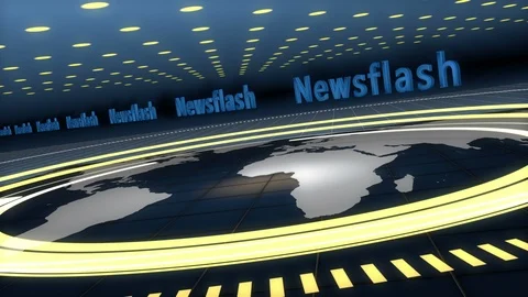 Blue Broadcast Background in 4K Stock Footage 102302997