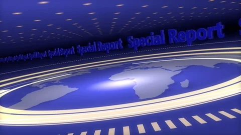 Blue Broadcast Background Stock Footage 73848889