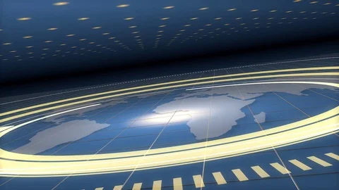 Blue Broadcast Background Stock Footage 73849231