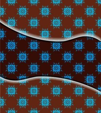 Blue- brown abstract background. Stock Illustration