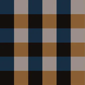 Blue Brown Chess Board Background Stock Illustration
