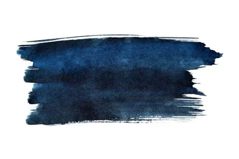 Blue brush stroke Stock Illustration
