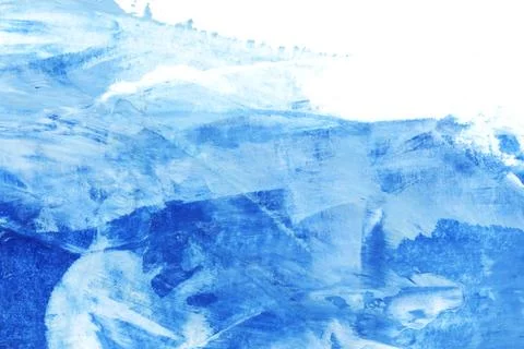 Blue brush stroke textured background Stock Illustration