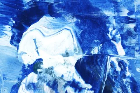 Blue brush stroke textured background Stock Photos