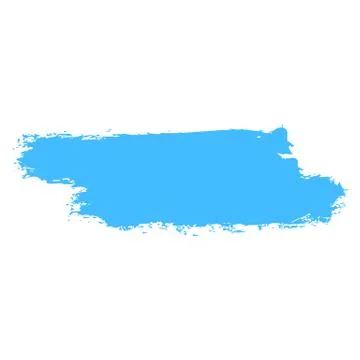 Blue Brushstroke Paint Illustrazione stock