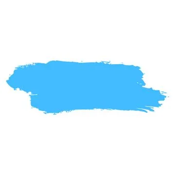 Blue Brushstroke Paint Stock-Illustration