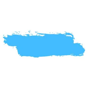 Blue Brushstroke Paint Illustrazione stock
