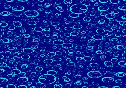 Blue Bubble Backgrounds. Vector Illustration Graphic Design. 스톡 일러스트