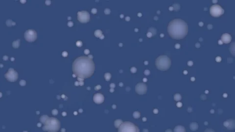 Blue bubble confetti falling on blue background Stock Footage 252675226