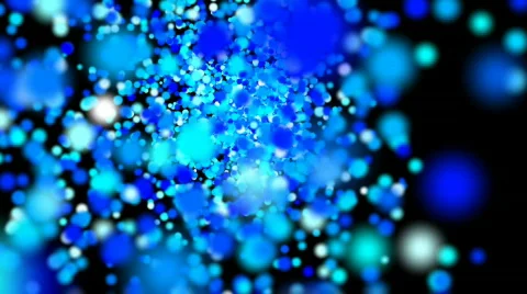 Blue Bubble Dots Stock Footage 397337