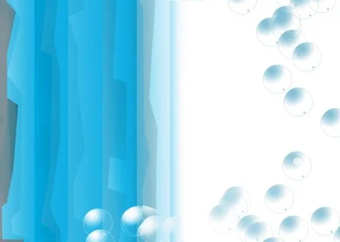 Blue bubble Stock Illustration