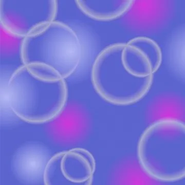 Blue Bubble Pattern Stock Illustration